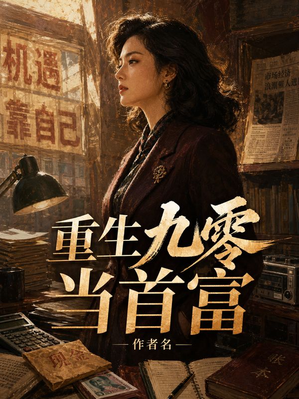 重生小说封面模板：重生九零当首富