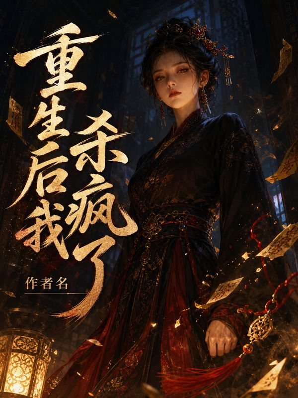 重生小说封面模板：重生后我杀疯了