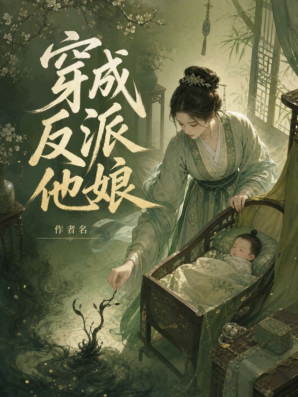 古言小说封面模板:穿成反派他娘