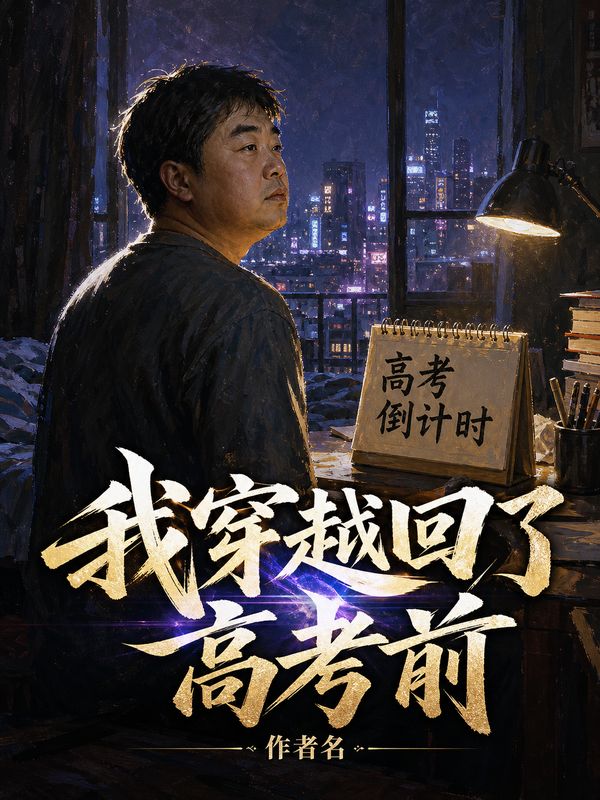 穿越小说封面模板：我穿越回了高考前