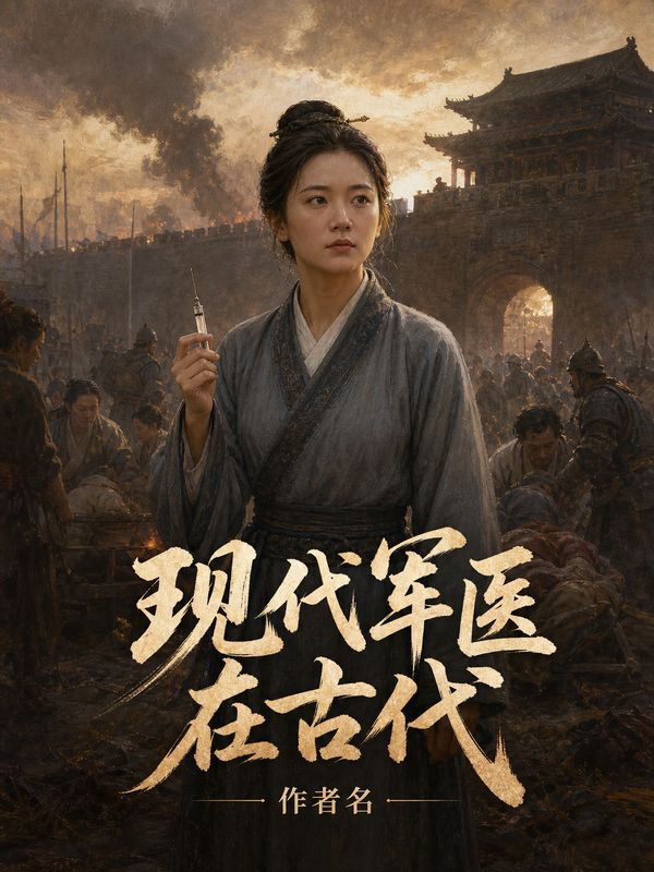 古言小说封面模板:现代军医在古代