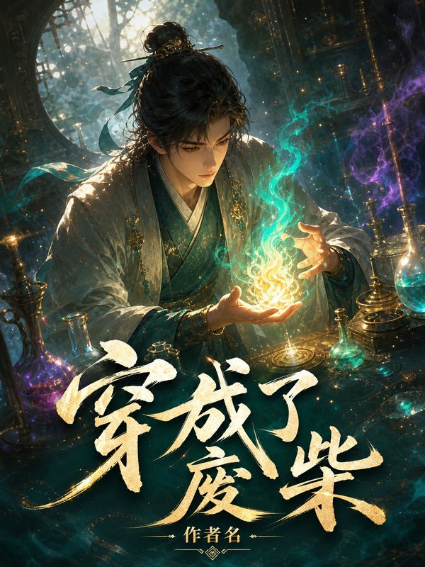 穿越小说封面模板：穿成了废柴