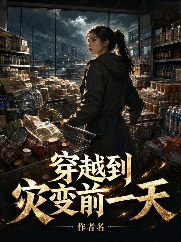 科幻小说封面模板:穿越到灾变前一天