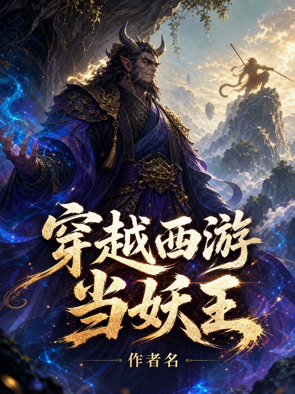 玄幻小说封面模板:穿越西游当妖王