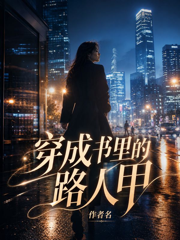 都市小说封面模板:穿成书里的路人甲
