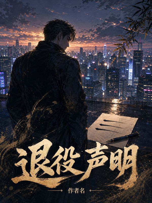 电竞小说封面模板：退役声明