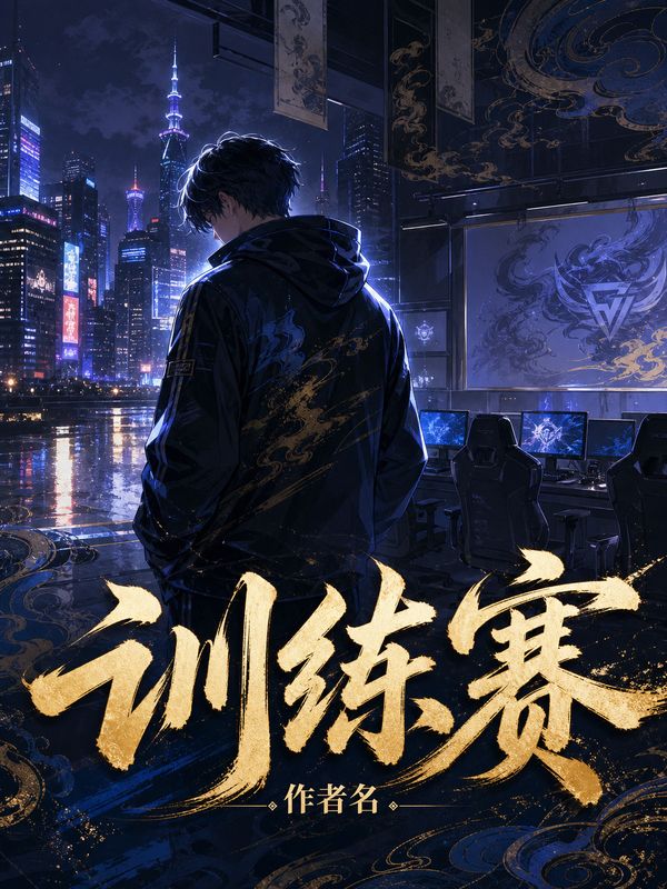 电竞小说封面模板：训练赛