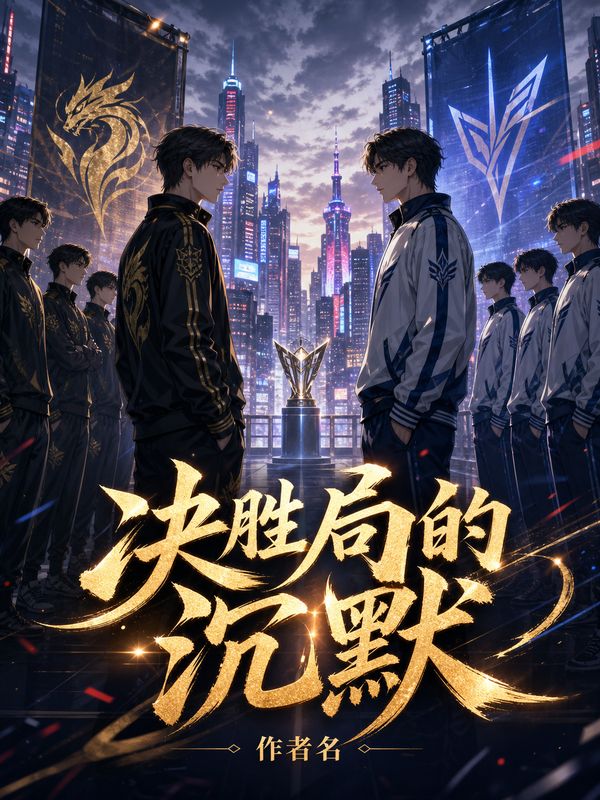 电竞小说封面模板：决胜局的沉默