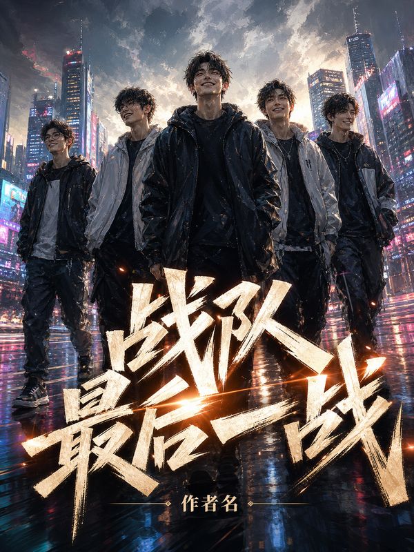 电竞小说封面模板：战队最后一战
