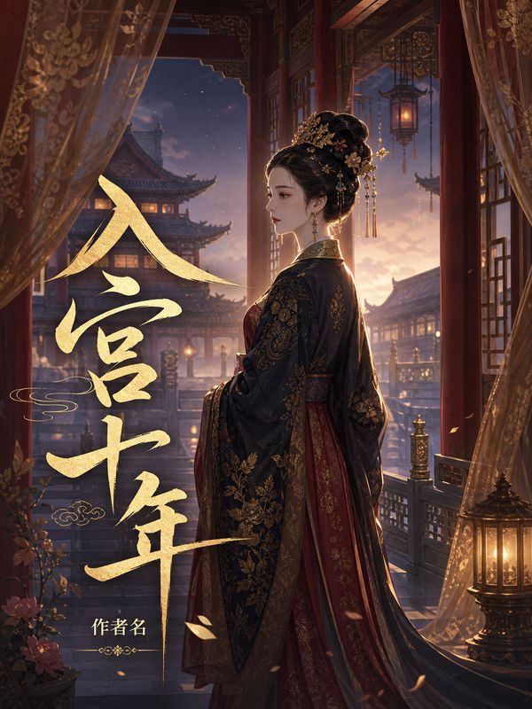 宫斗小说封面模板：入宫十年