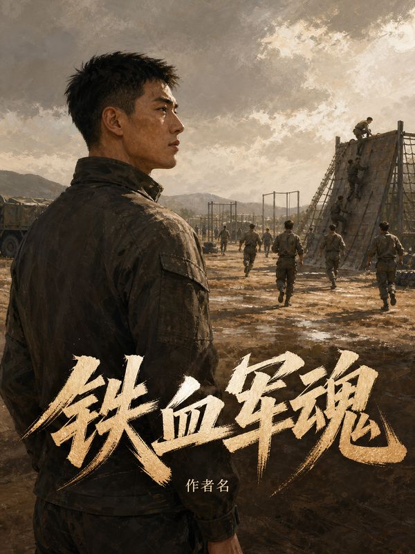 军事谍战小说封面模板:铁血军魂
