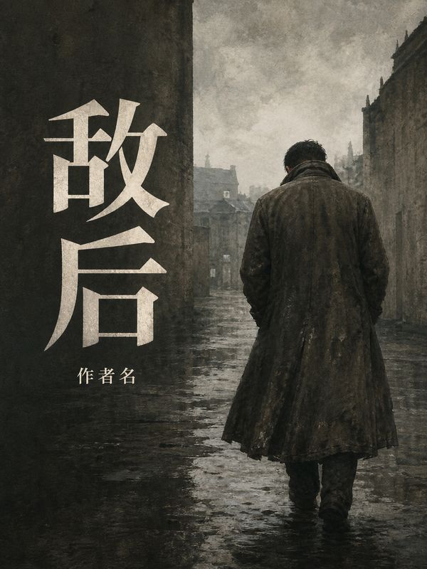 历史小说封面模板：敌后
