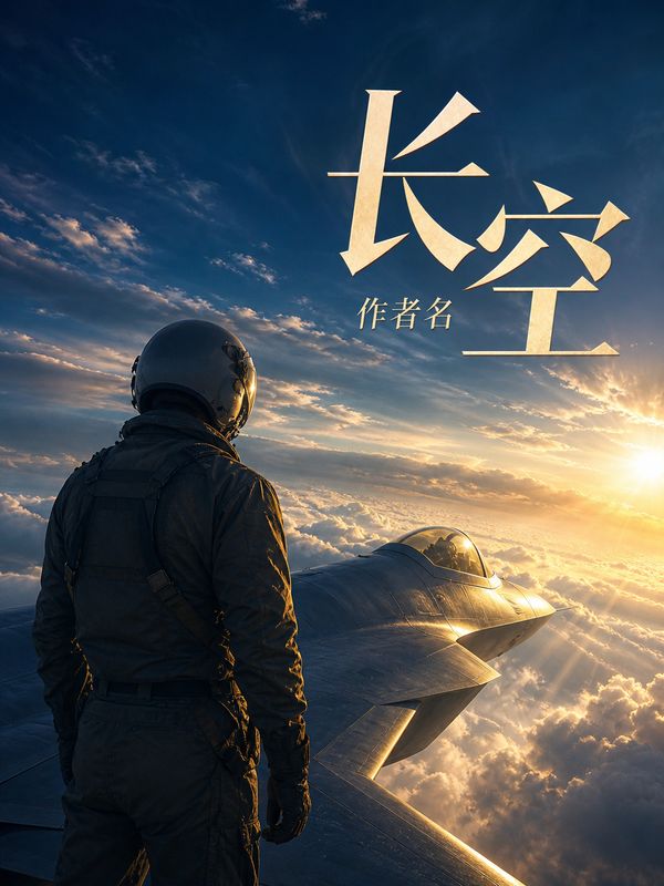 军事谍战小说封面模板:长空