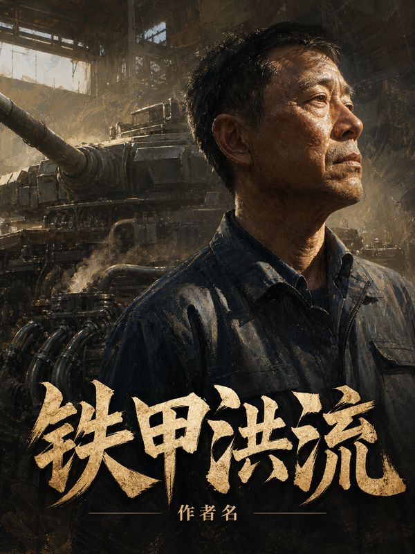 军事谍战小说封面模板:铁甲洪流
