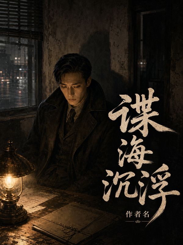 历史小说封面模板：谍海沉浮