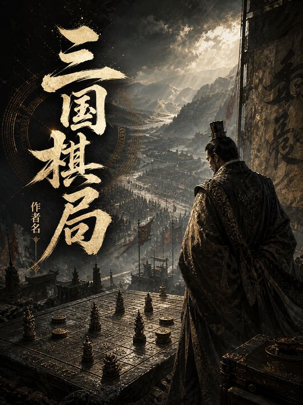 历史小说封面模板：三国棋局