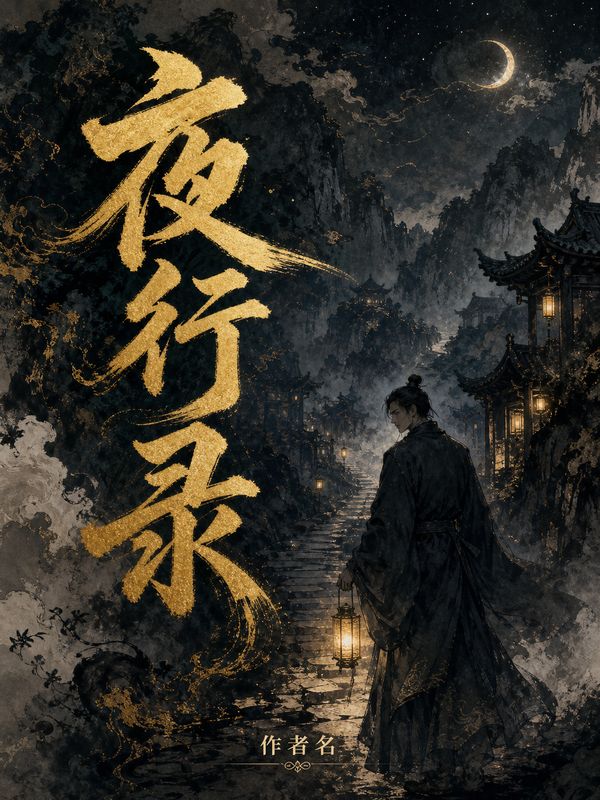 灵异小说封面模板:夜行录