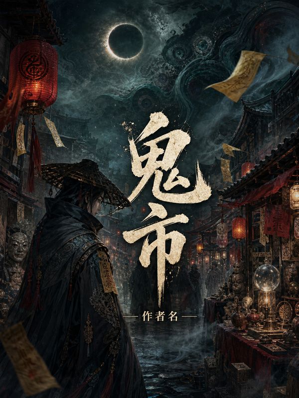 灵异小说封面模板:鬼市