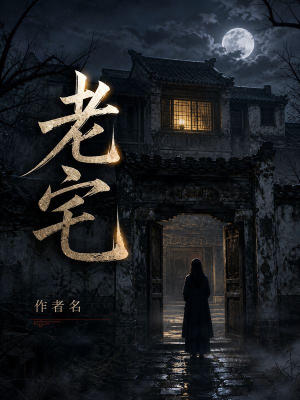 灵异小说封面模板:老宅