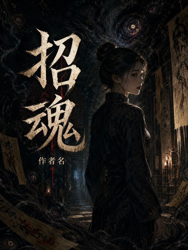 灵异小说封面模板:招魂