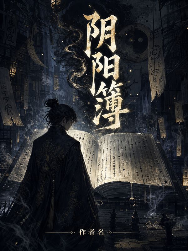 灵异小说封面模板:阴阳簿