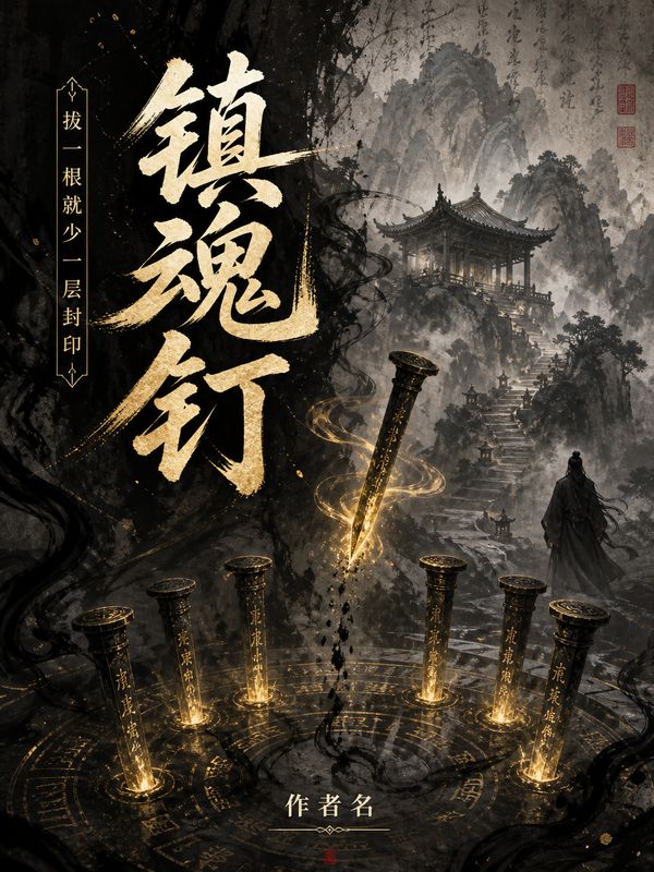 灵异小说封面模板:镇魂钉