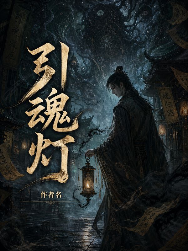 灵异小说封面模板:引魂灯
