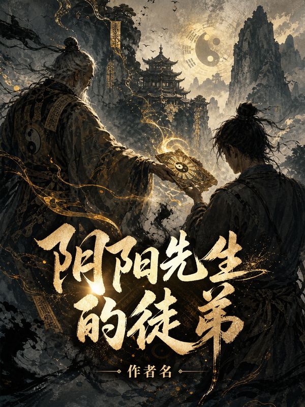 灵异小说封面模板:阴阳先生的徒弟