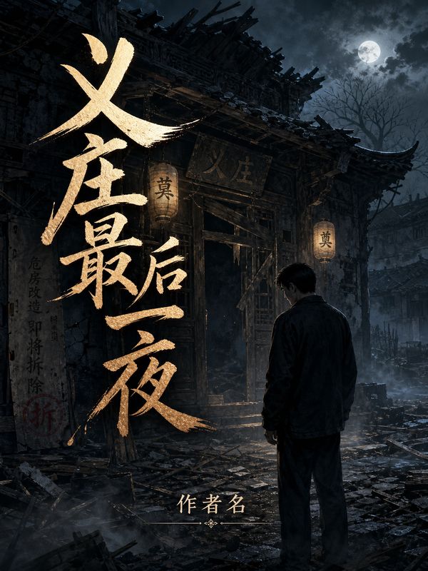 灵异小说封面模板:义庄最后一夜