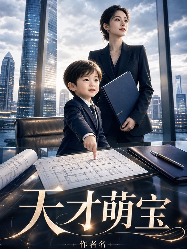 言情小说封面模板:天才萌宝