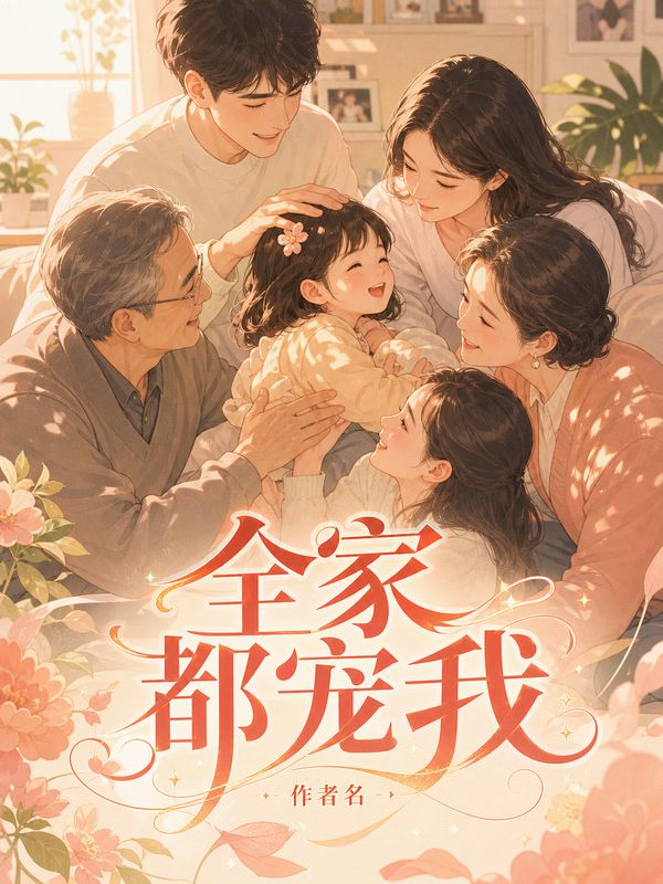 言情小说封面模板:全家都宠我