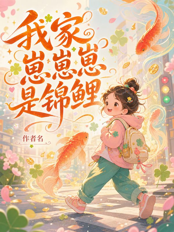 言情小说封面模板:我家崽崽是锦鲤