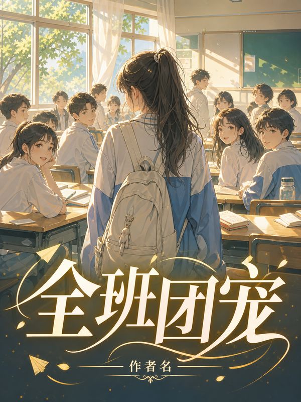 校园小说封面模板：全班团宠