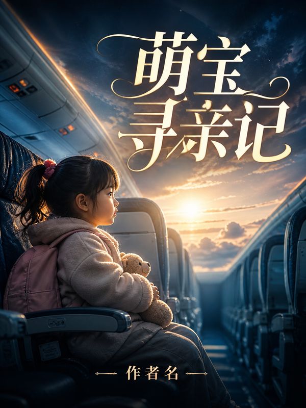 言情小说封面模板:萌宝寻亲记