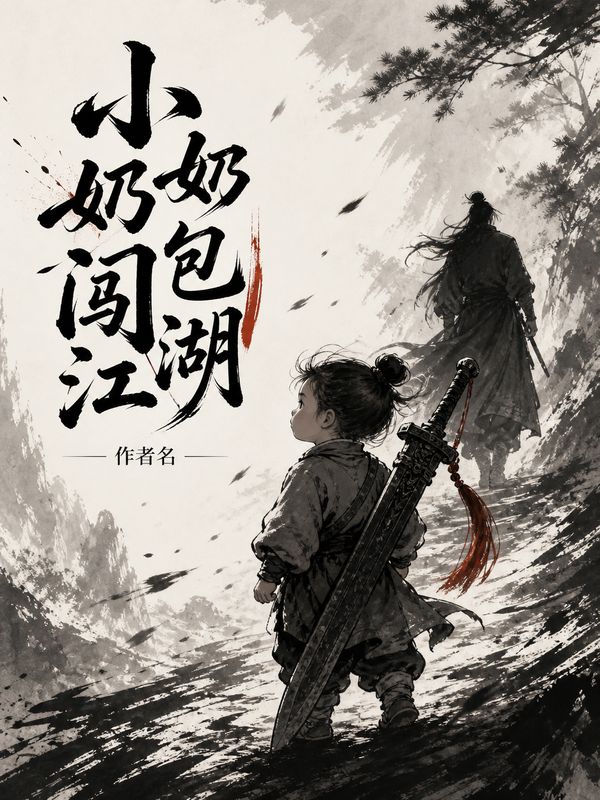 武侠小说封面模板：小奶包闯江湖