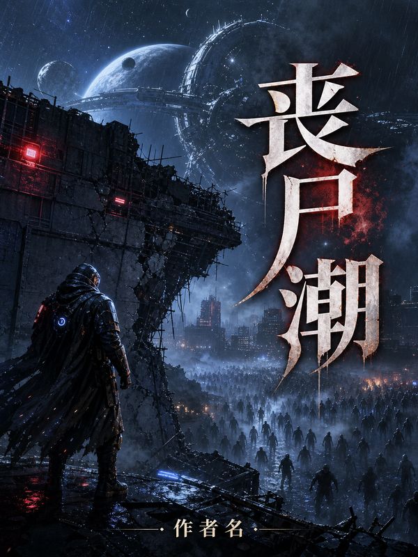 末世小说封面模板：丧尸潮