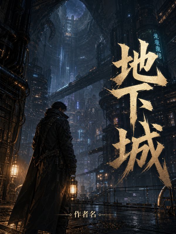 末世小说封面模板：地下城
