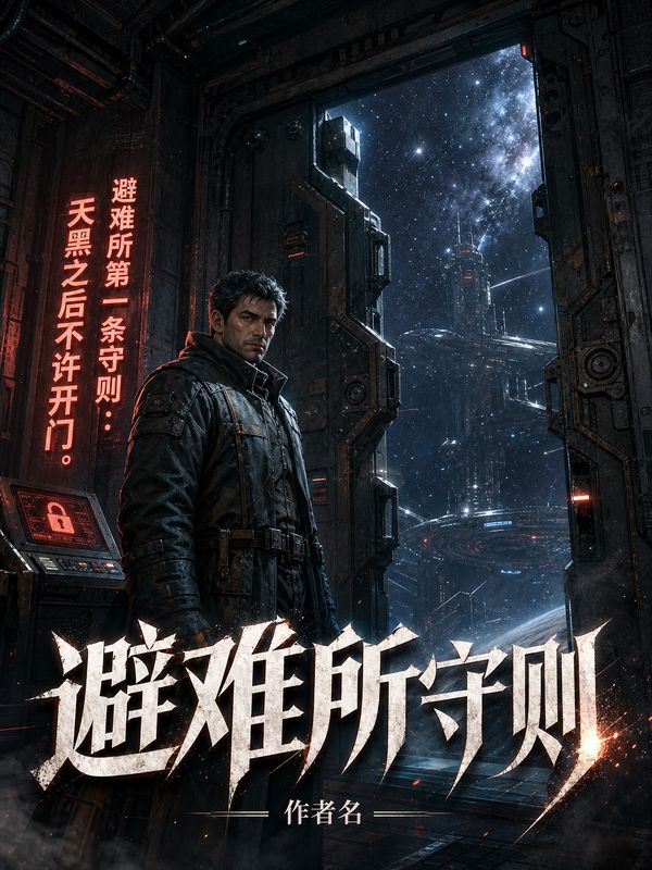 末世小说封面模板：避难所守则