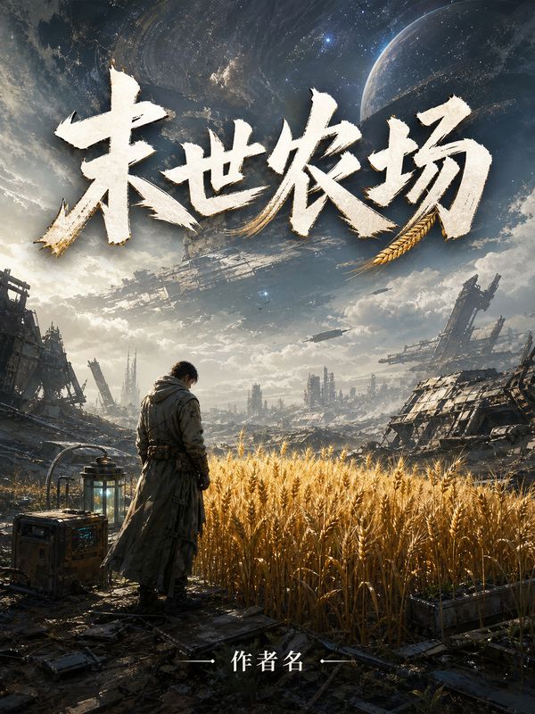 末世小说封面模板：末世农场