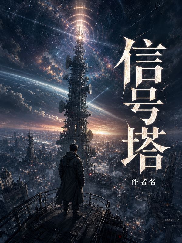 末世小说封面模板：信号塔