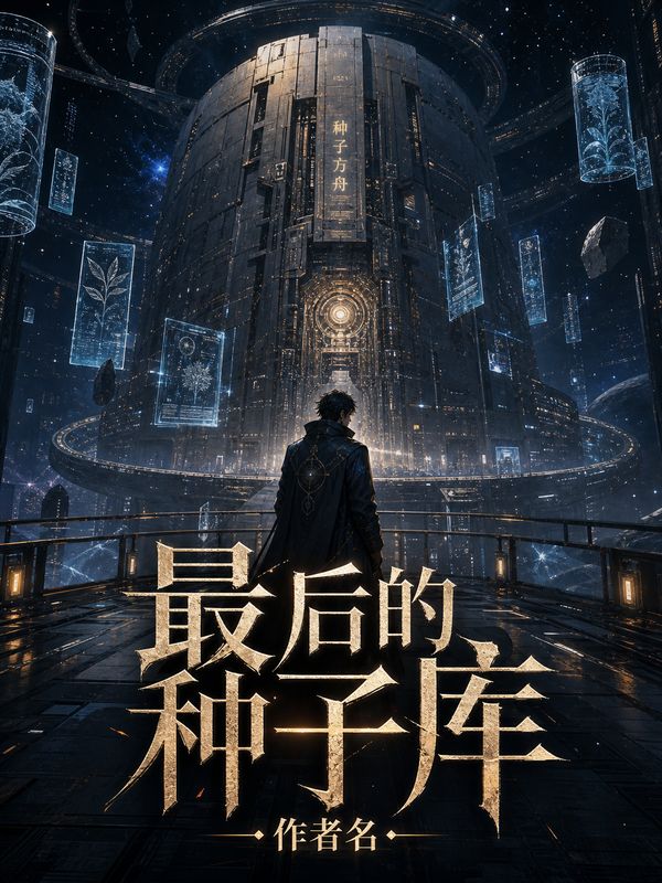 末世小说封面模板：最后的种子库