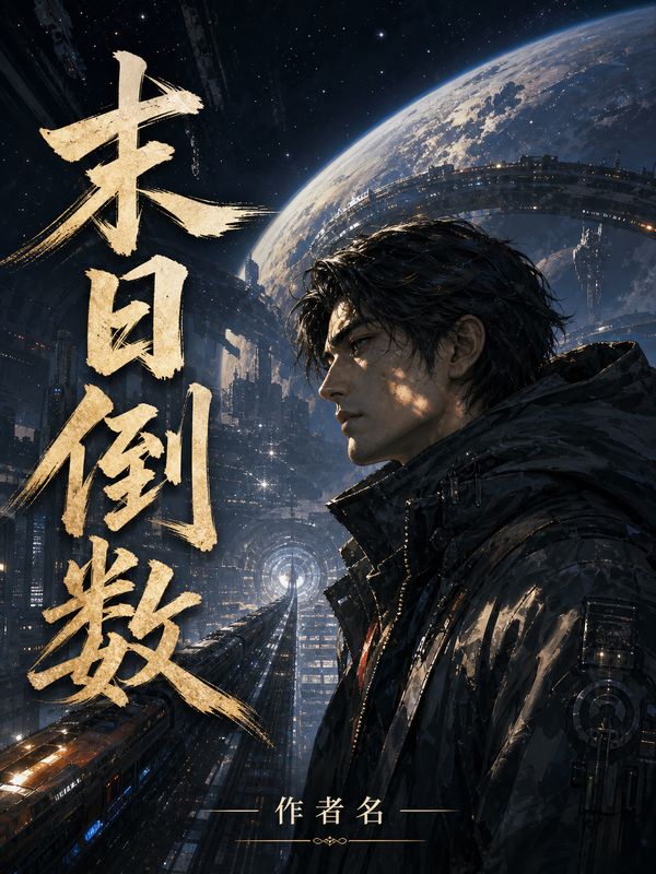 末世小说封面模板：末日倒数