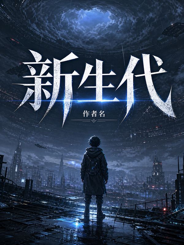 末世小说封面模板：新生代
