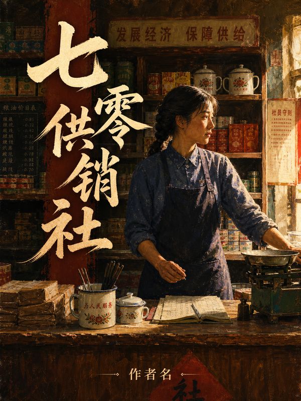 年代小说封面模板:七零供销社