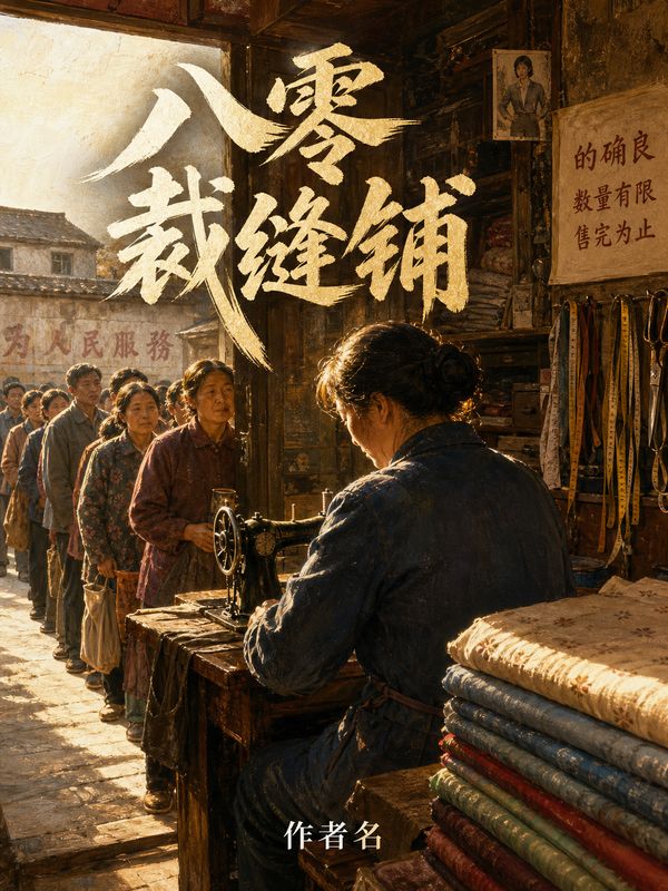 年代小说封面模板:八零裁缝铺
