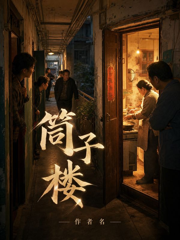年代小说封面模板:筒子楼