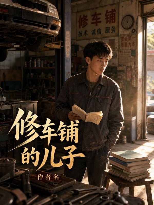 年代小说封面模板:修车铺的儿子