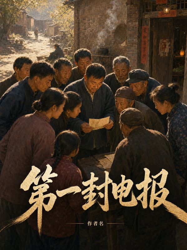 年代小说封面模板:第一封电报