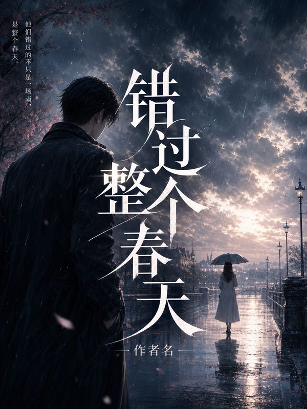 虐恋小说封面模板:错过整个春天