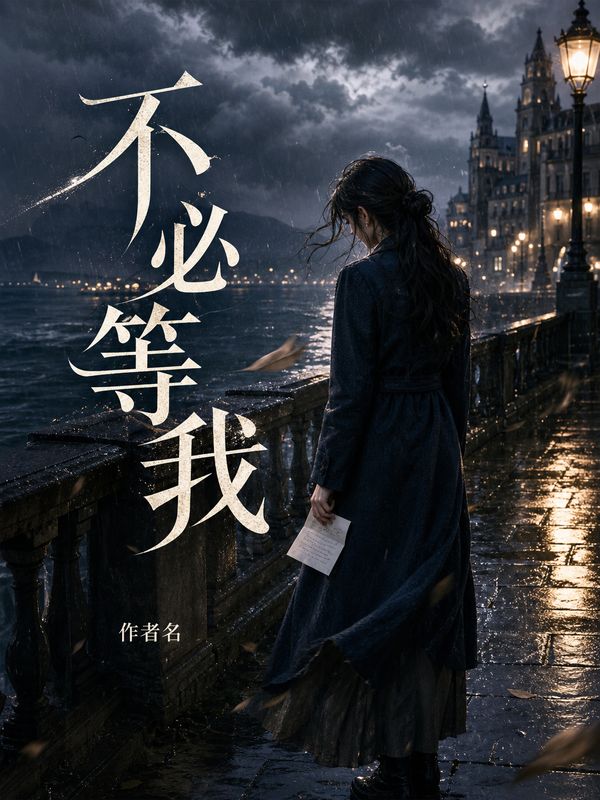 虐恋小说封面模板:不必等我
